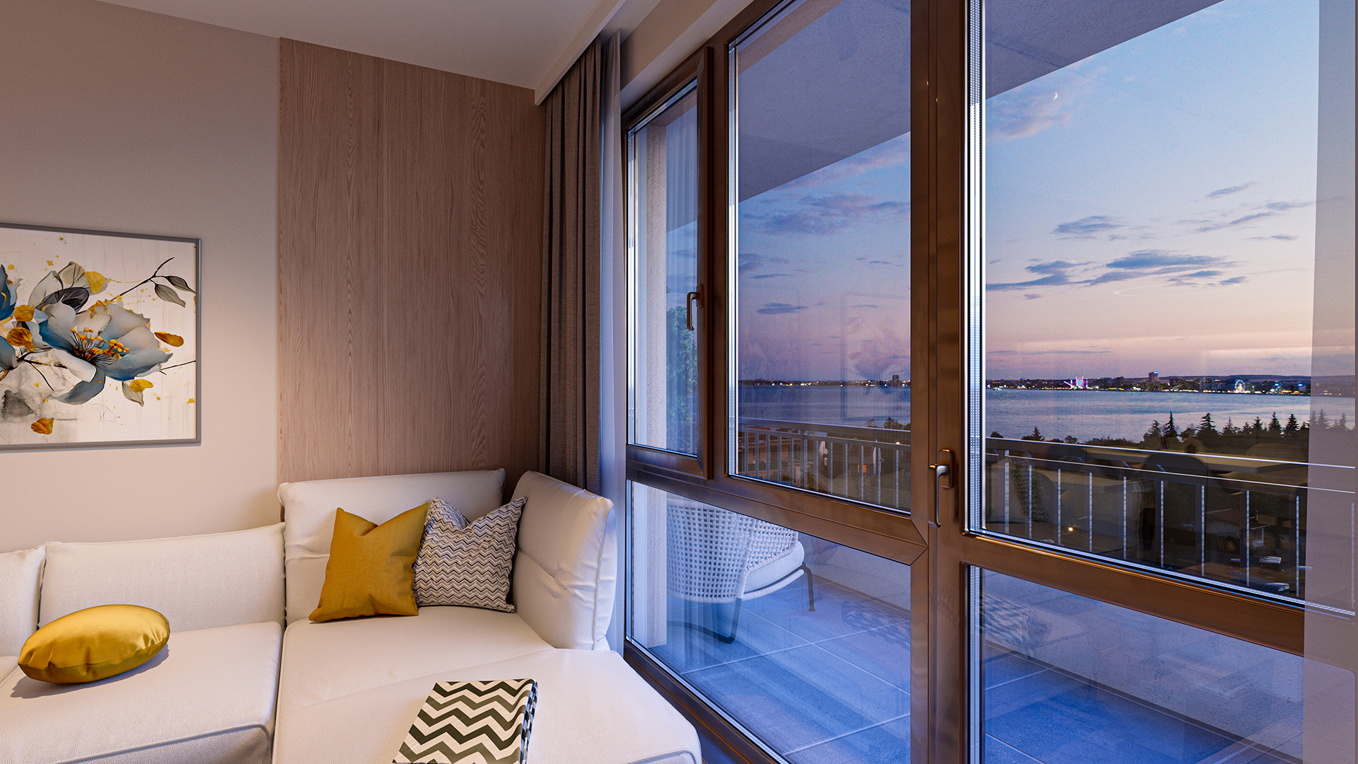 Wizualizacja wnętrza Premier Fort Suites